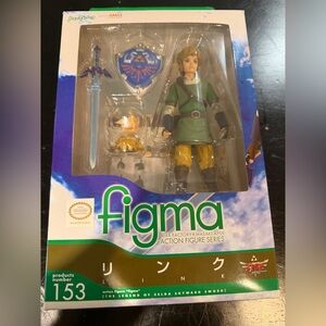 The legend of Zelda sky wars sword figure figma link figure 153